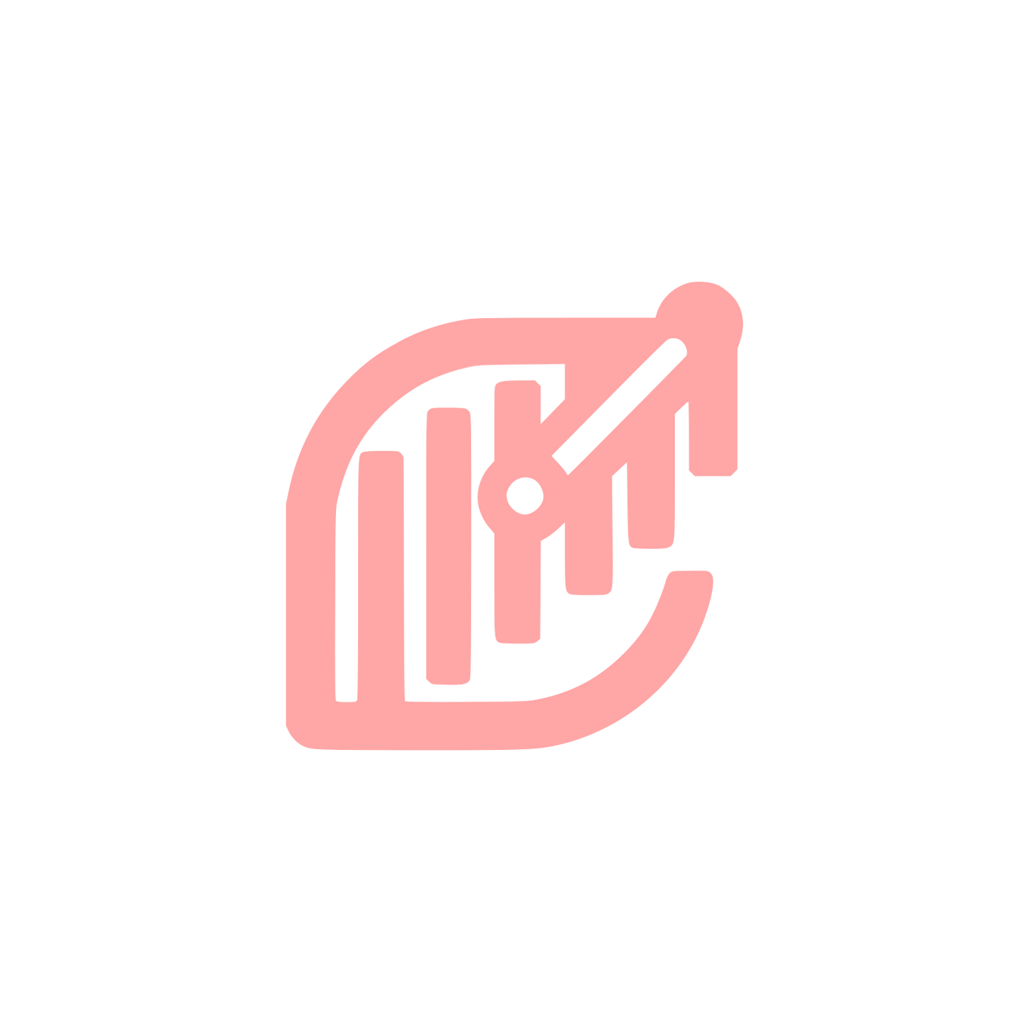 Graph Logo Design #ffa6a6