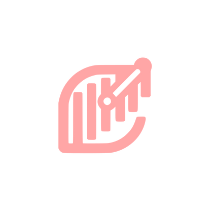 Graph Logo Design #ffa6a6