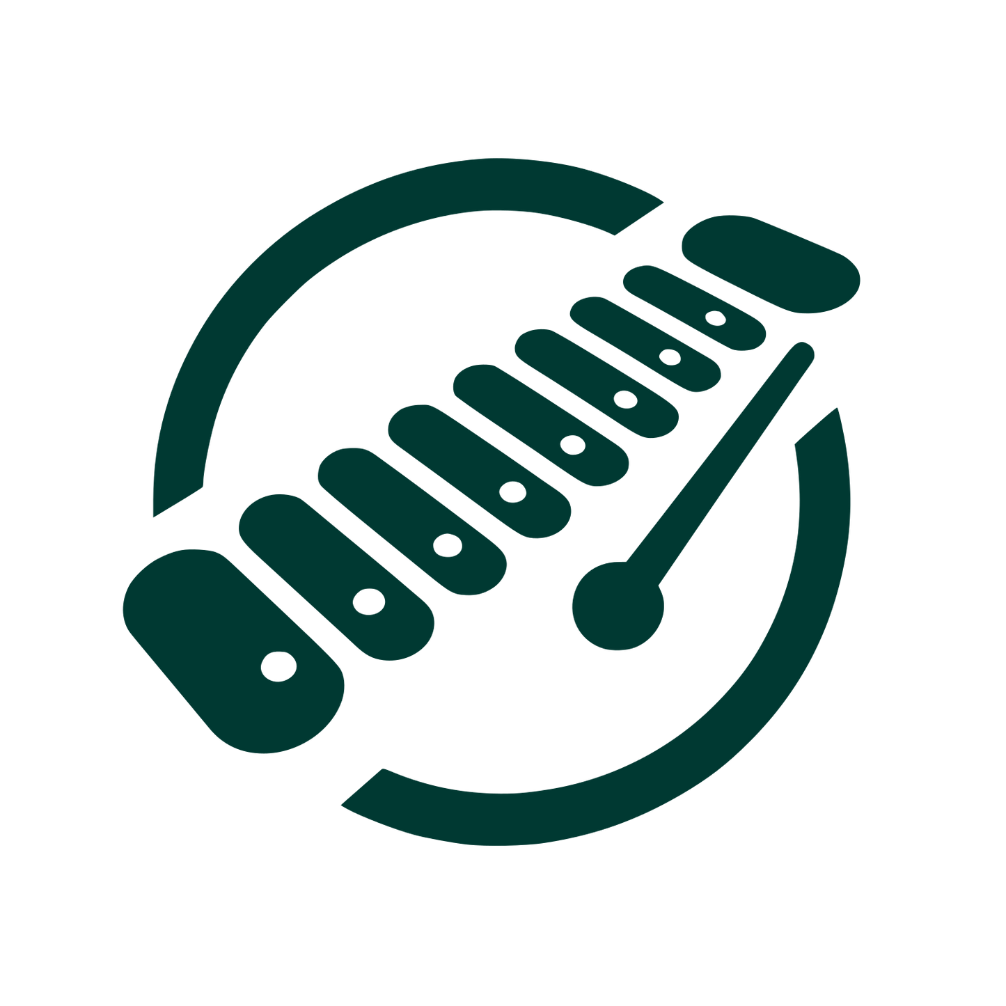 Logo with Measuring Tool #003932
