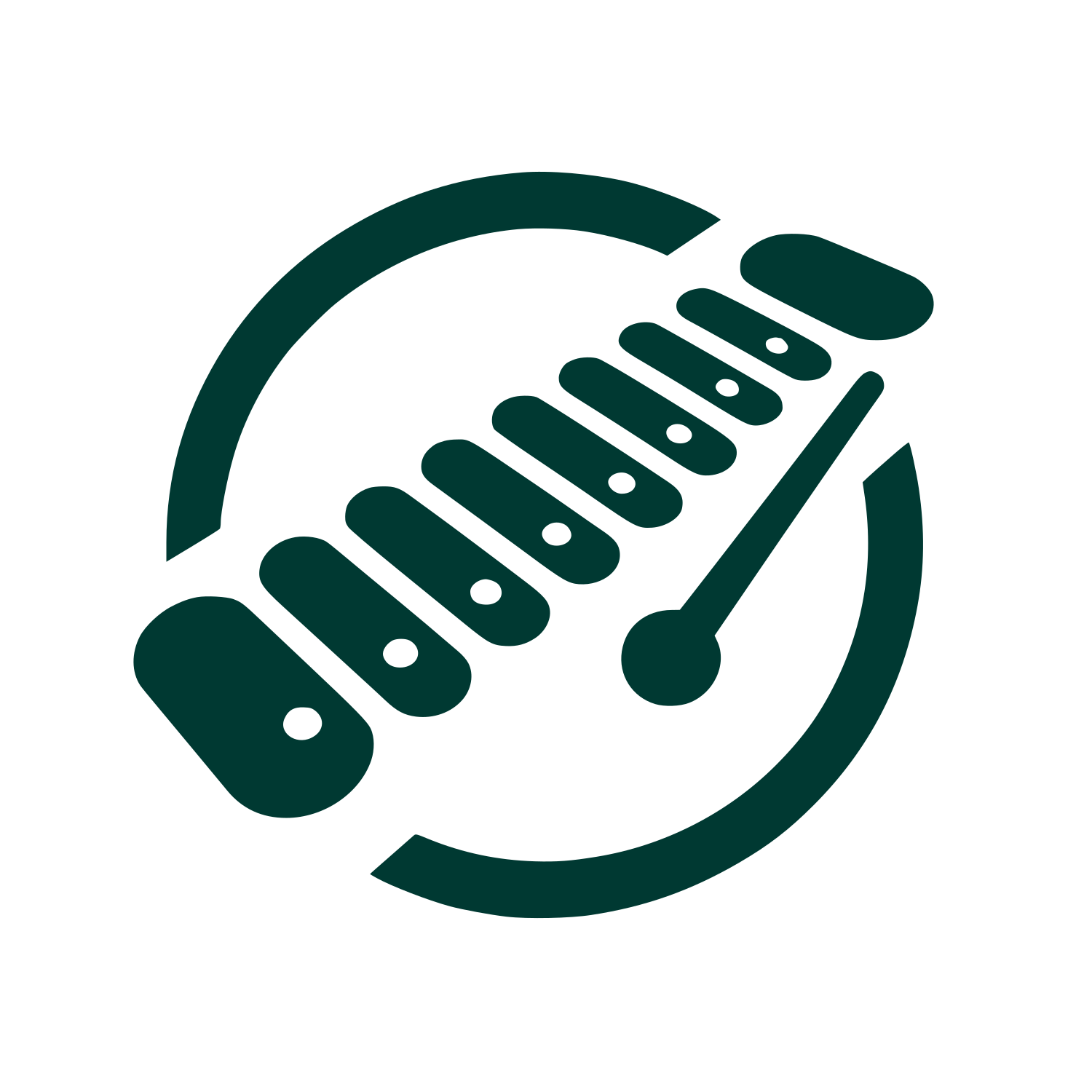 Logo with Measuring Tool #003932