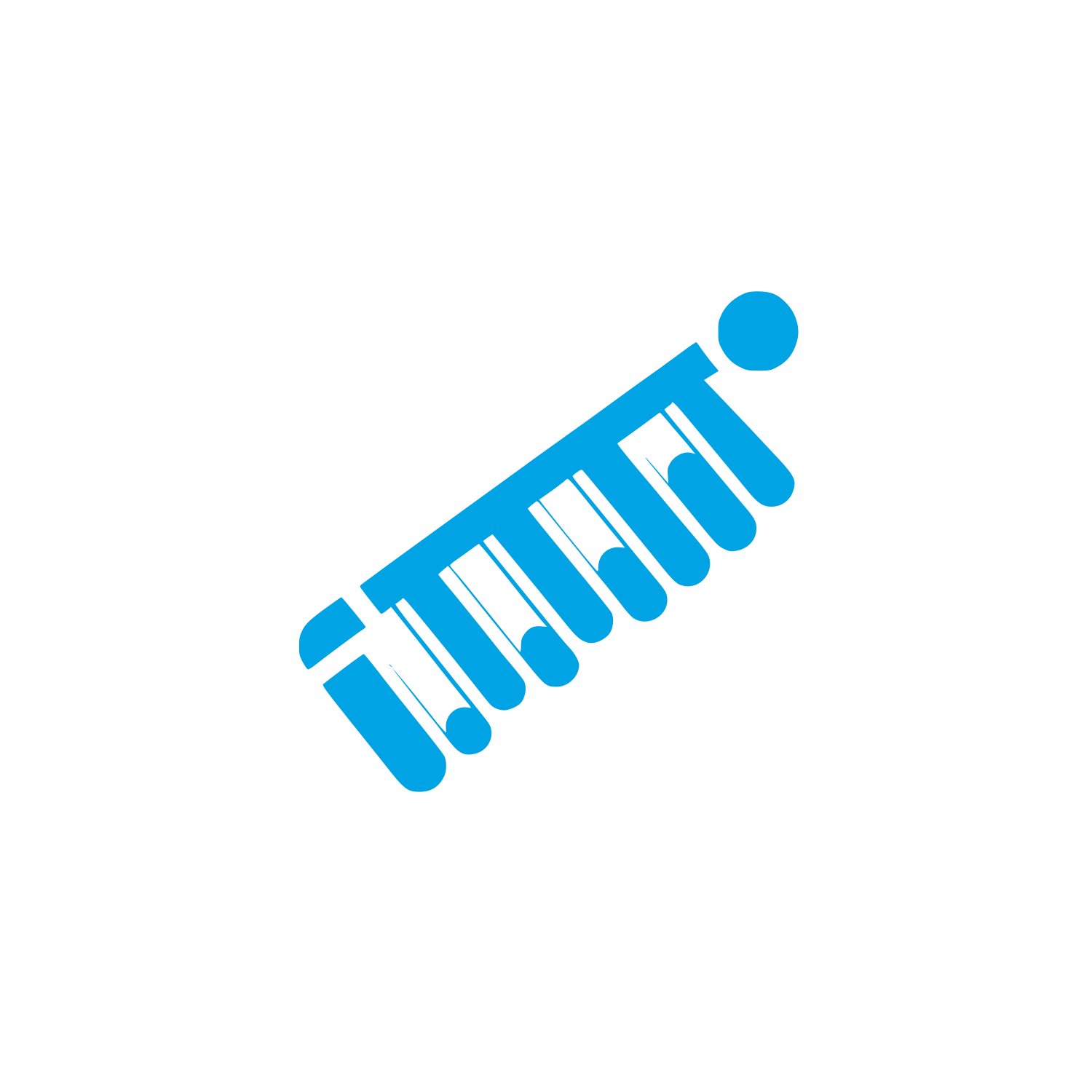 Unique Design Logo #00a3e4