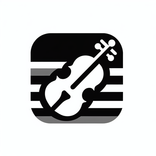Music Logo with Violin