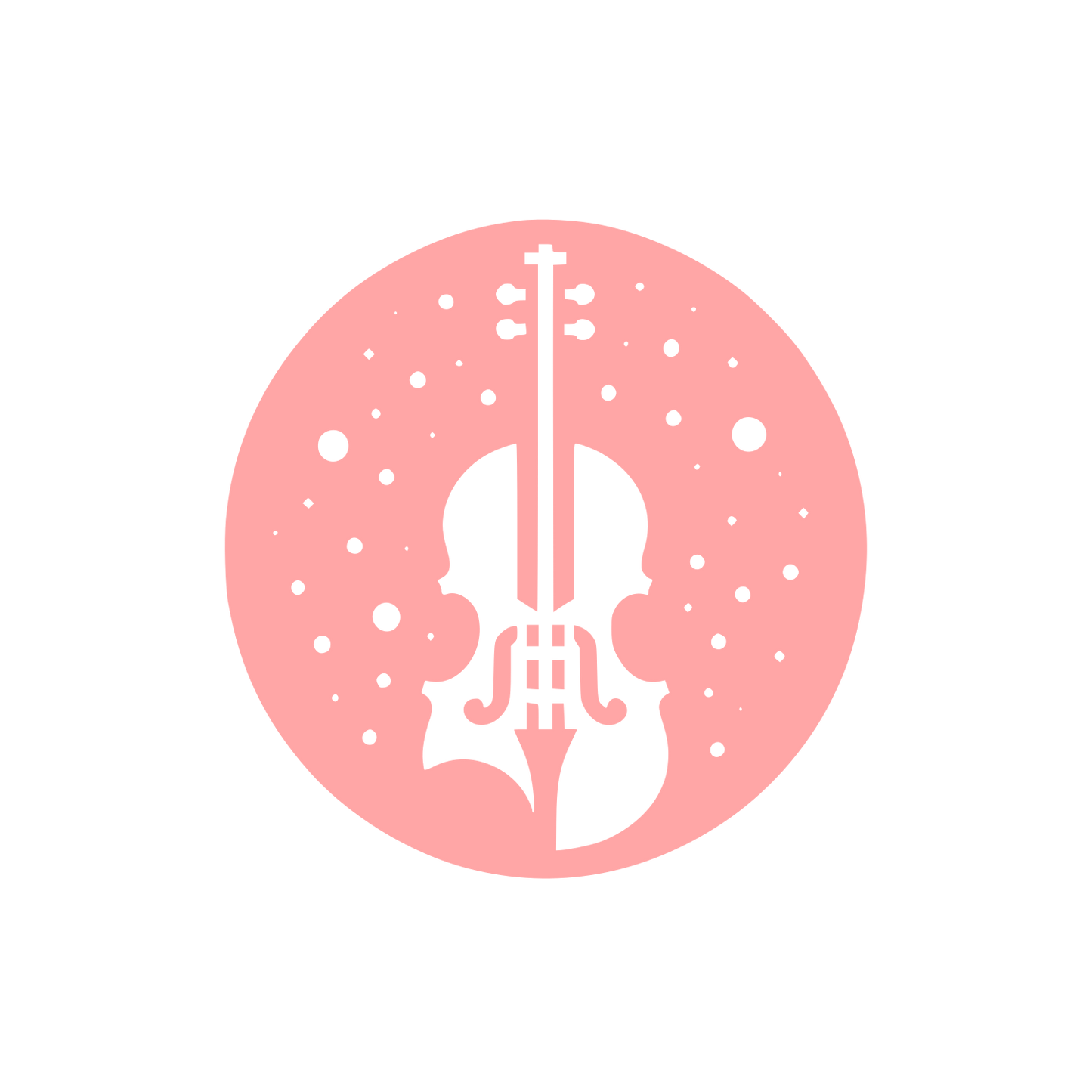Violin Logo #ffa6a6