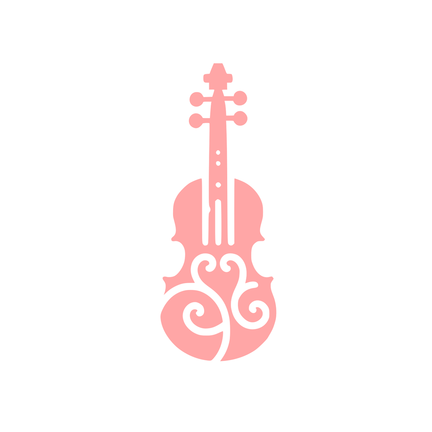 Violin Logo #ffa6a6