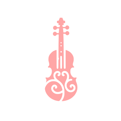 Violin Logo #ffa6a6