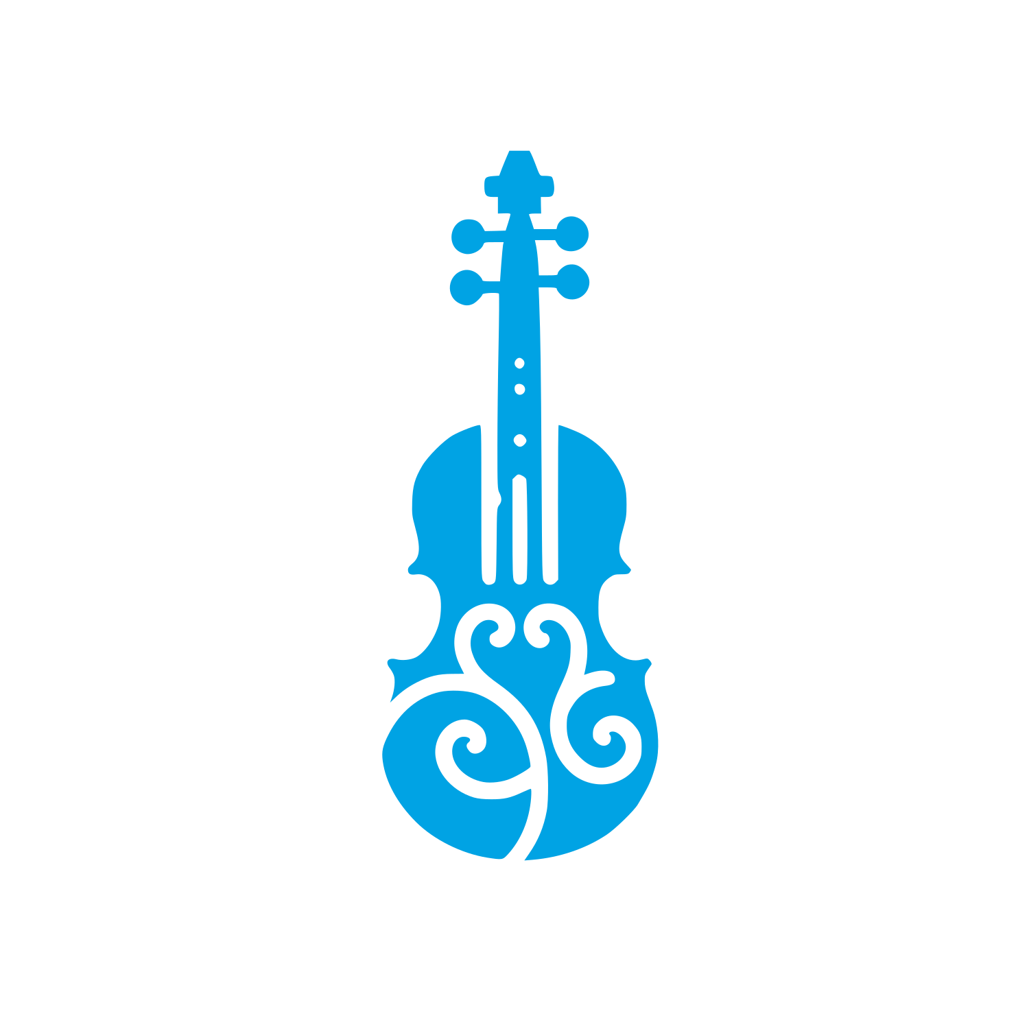 Violin Logo #00a3e4