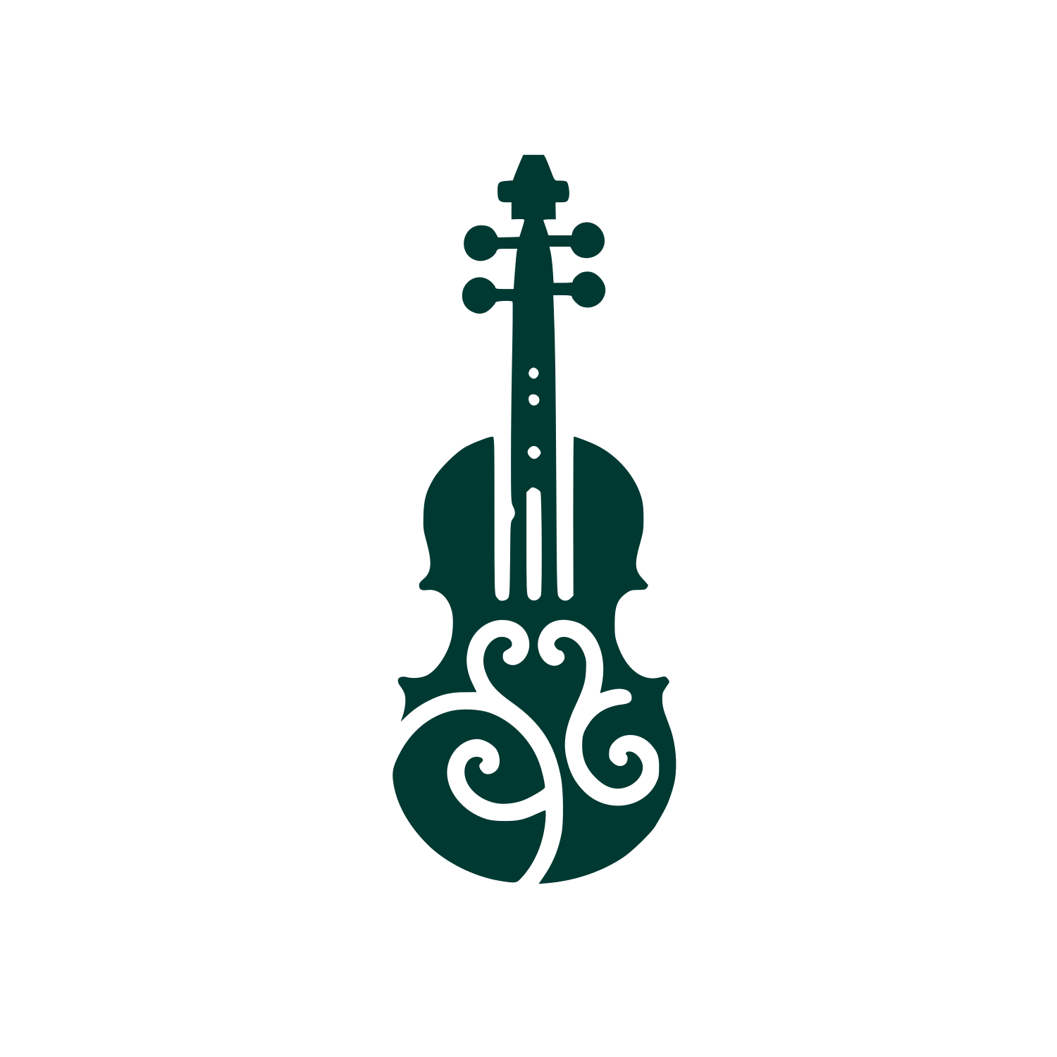 Violin Logo #003932