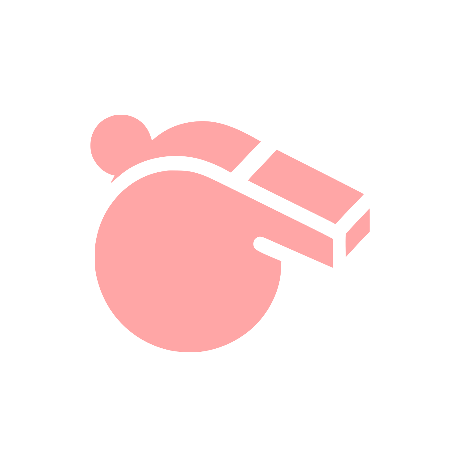 Whistle Logo Design #ffa6a6