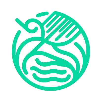 Circular Organic Line Logo #06D6A0