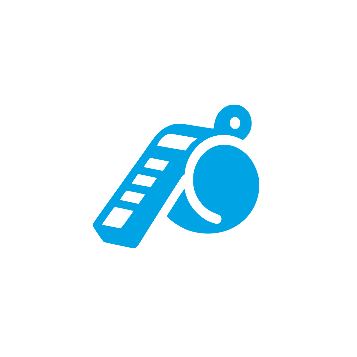 Measuring Tape Logo #00a3e4