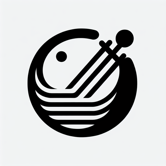 Zither Musical Instrument Logo