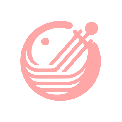 Zither Musical Instrument Logo #ffa6a6