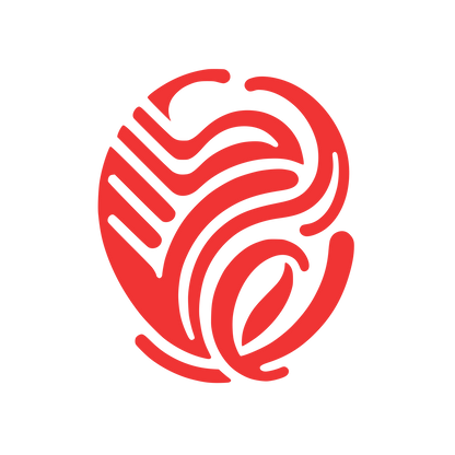 Barber Pole Circular Line Logo #F03434