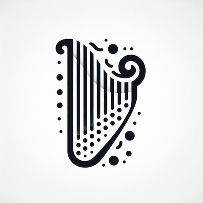 Modern Harp Logo