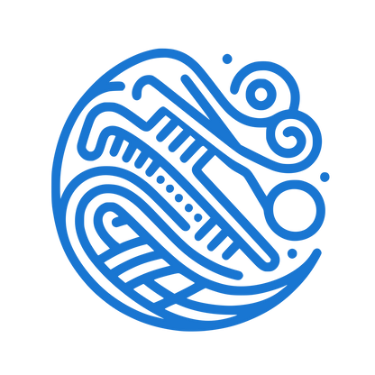 Circular Patterns Logo #1976D2