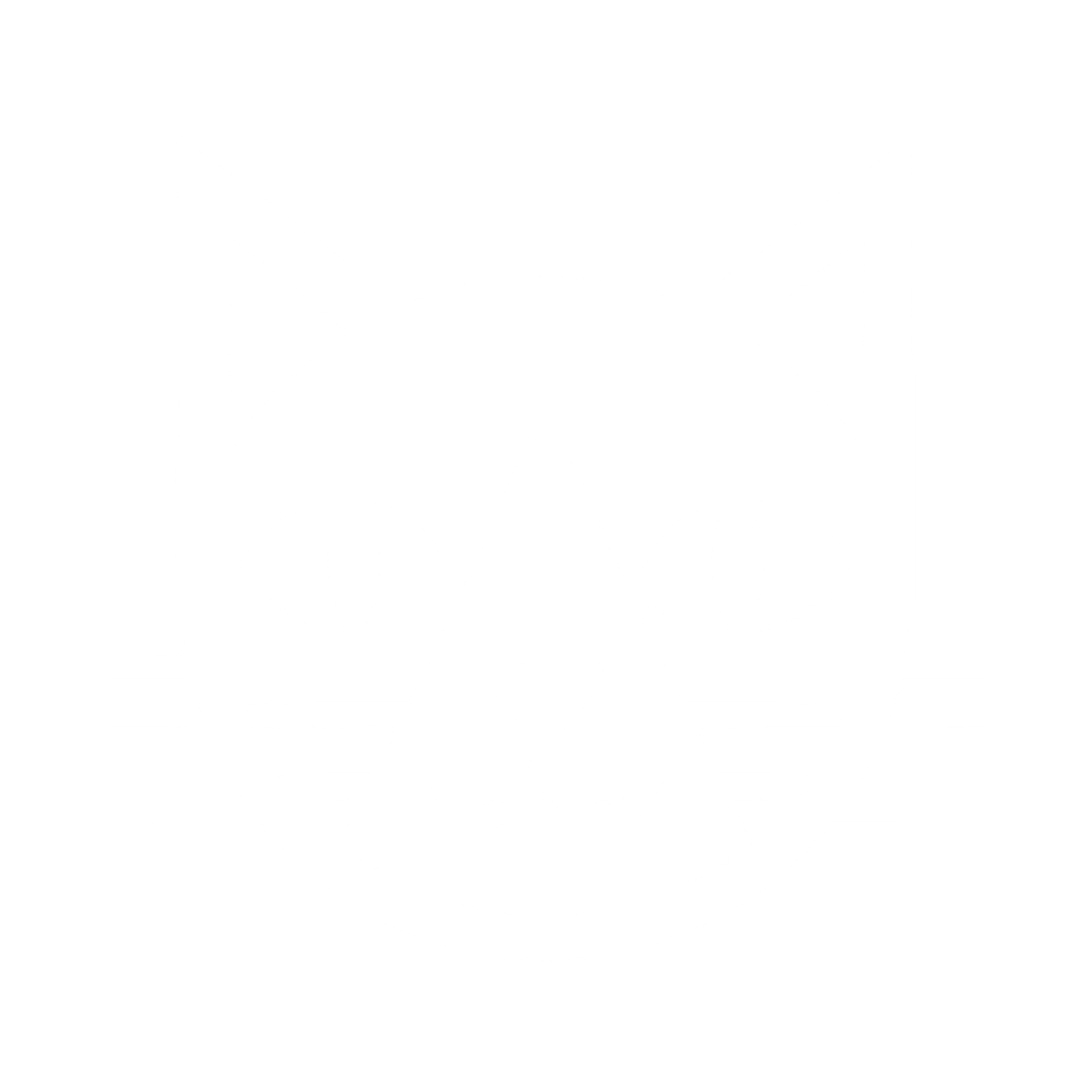 Geometric Cat Face Logo #ffffff