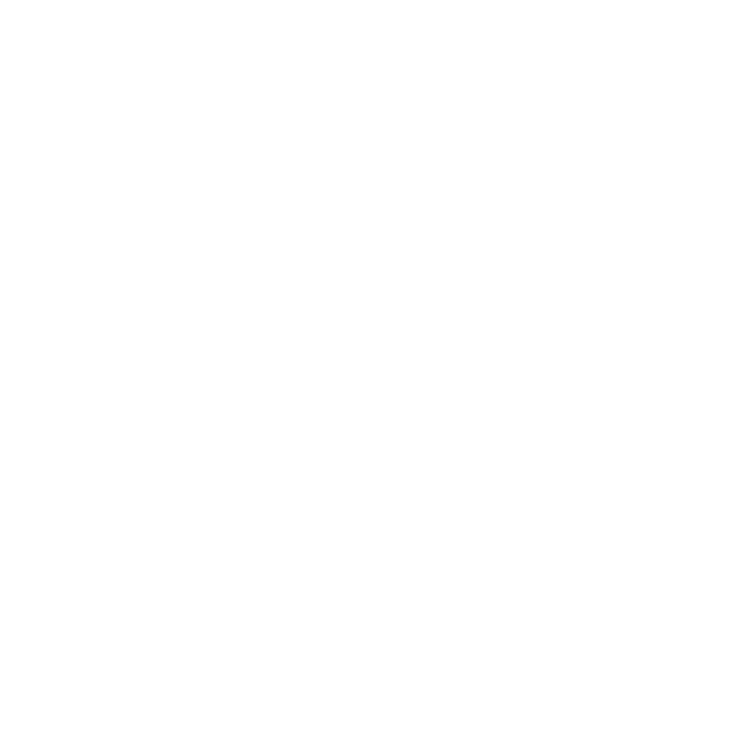Sitting Cat Outline Logo #ffffff