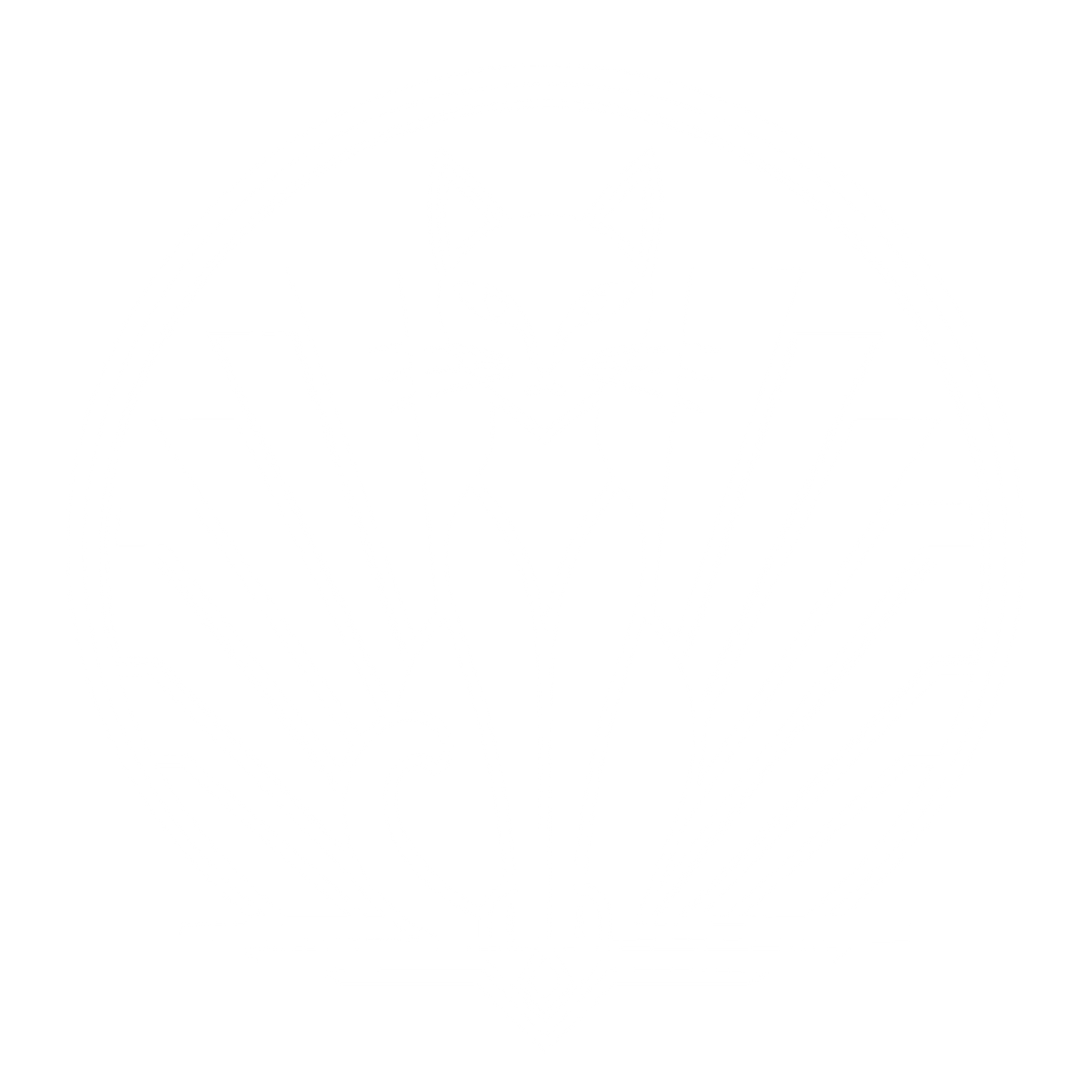 Art Deco Cat Circle Logo #ffffff