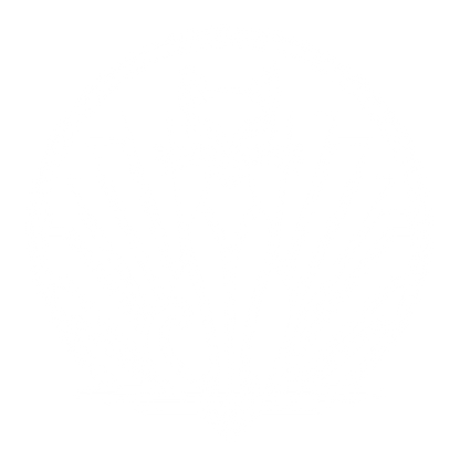 Art Deco Cat Circle Logo #ffffff