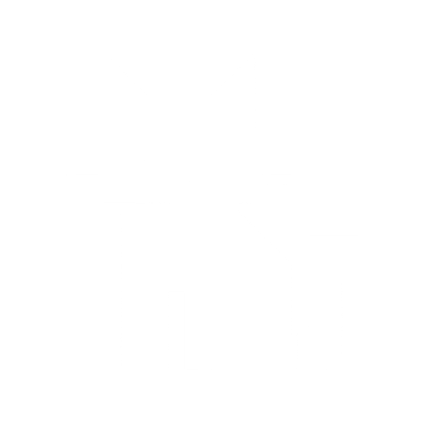 Pixel Cat Logo #ffffff