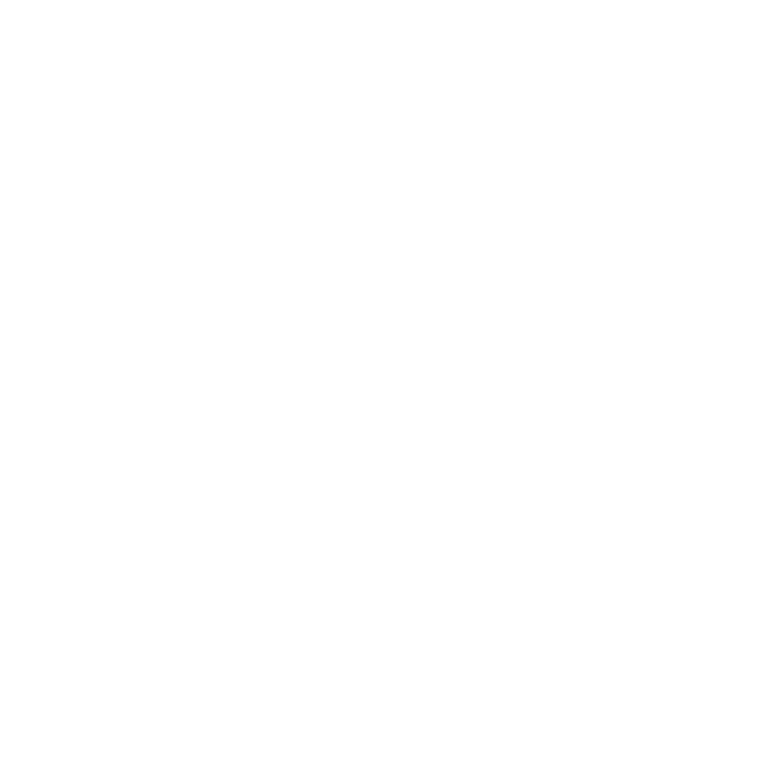 Cat Silhouette Circle Logo #ffffff