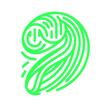 Swirl Line Logo #33FF57