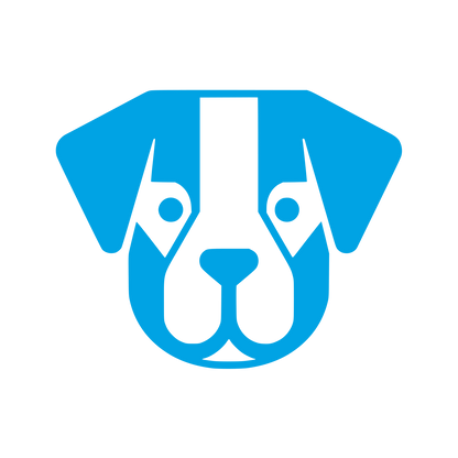Puppy Face Logo #00a3e4