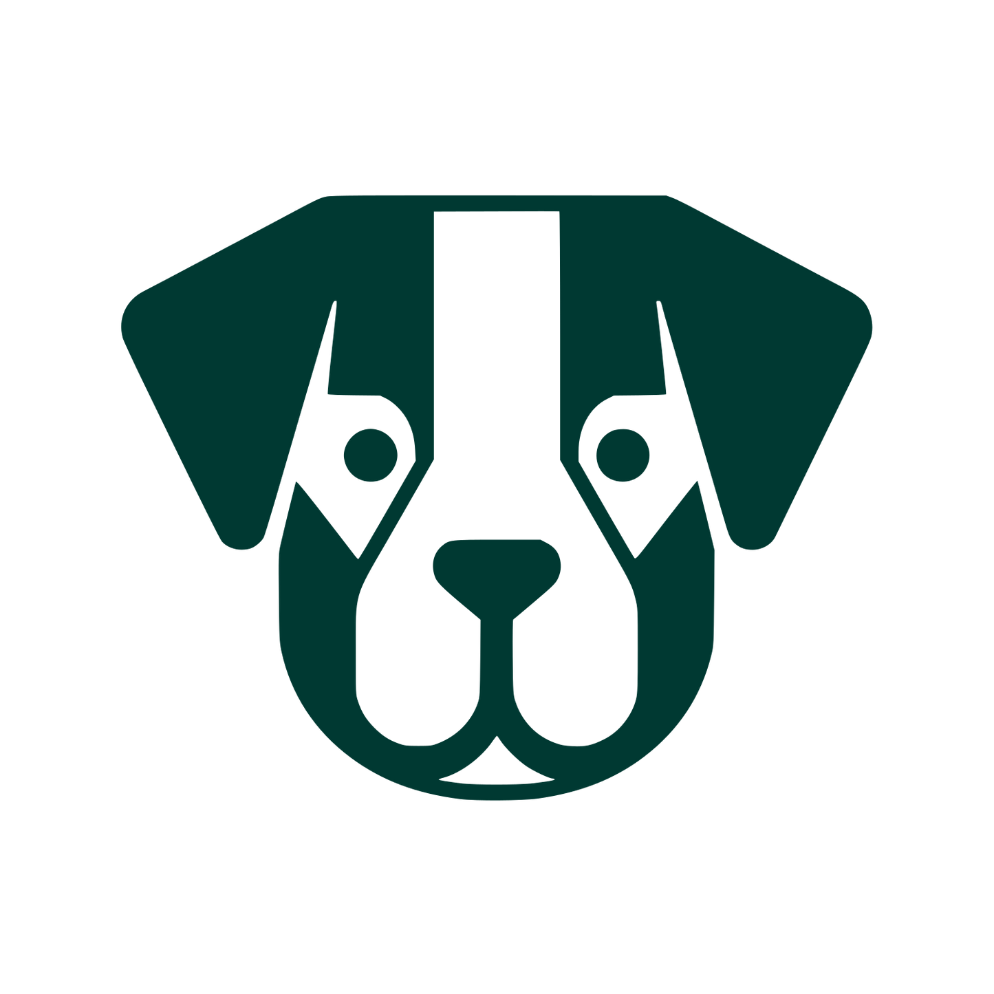 Puppy Face Logo #003932