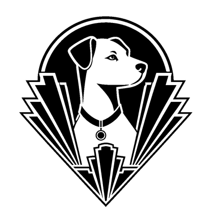 Art Deco Dog Logo