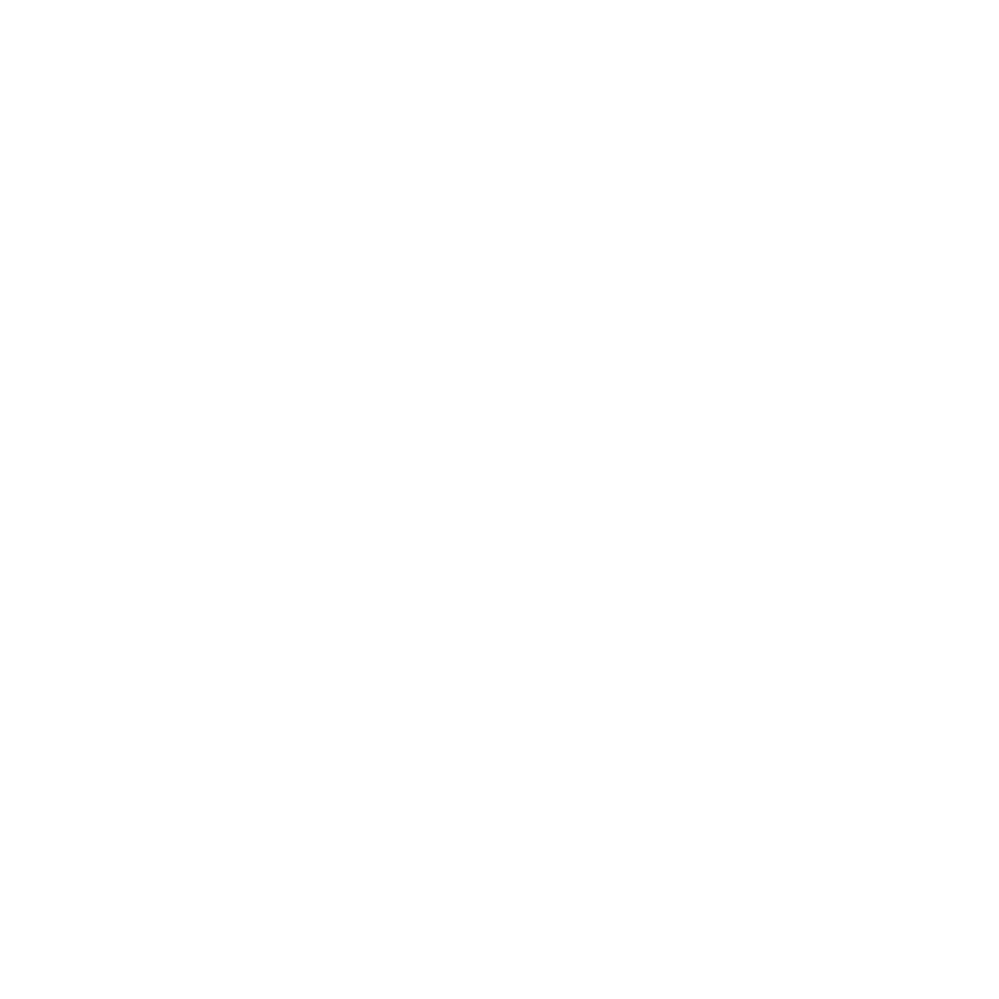 Geometric Dog Face Logo #ffffff