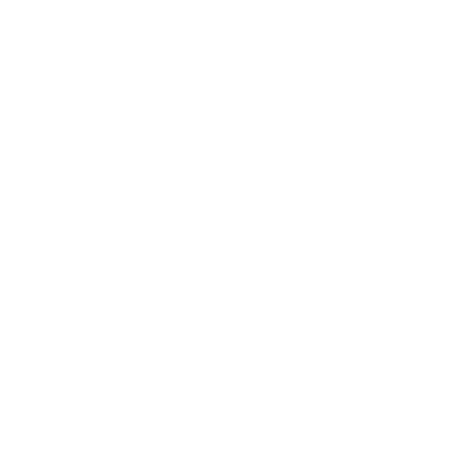 Geometric Dog Face Logo #ffffff