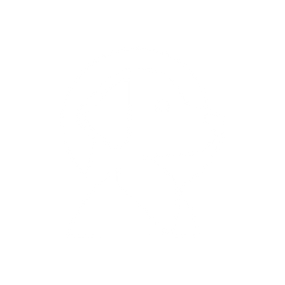 Dog Profile Circle Logo #ffffff