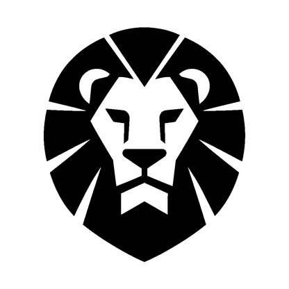 Lion Head Mane Logo