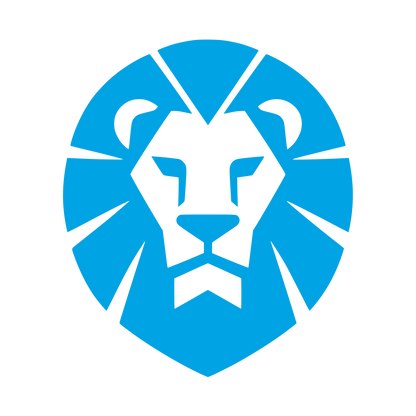 Lion Head Mane Logo #00a3e4