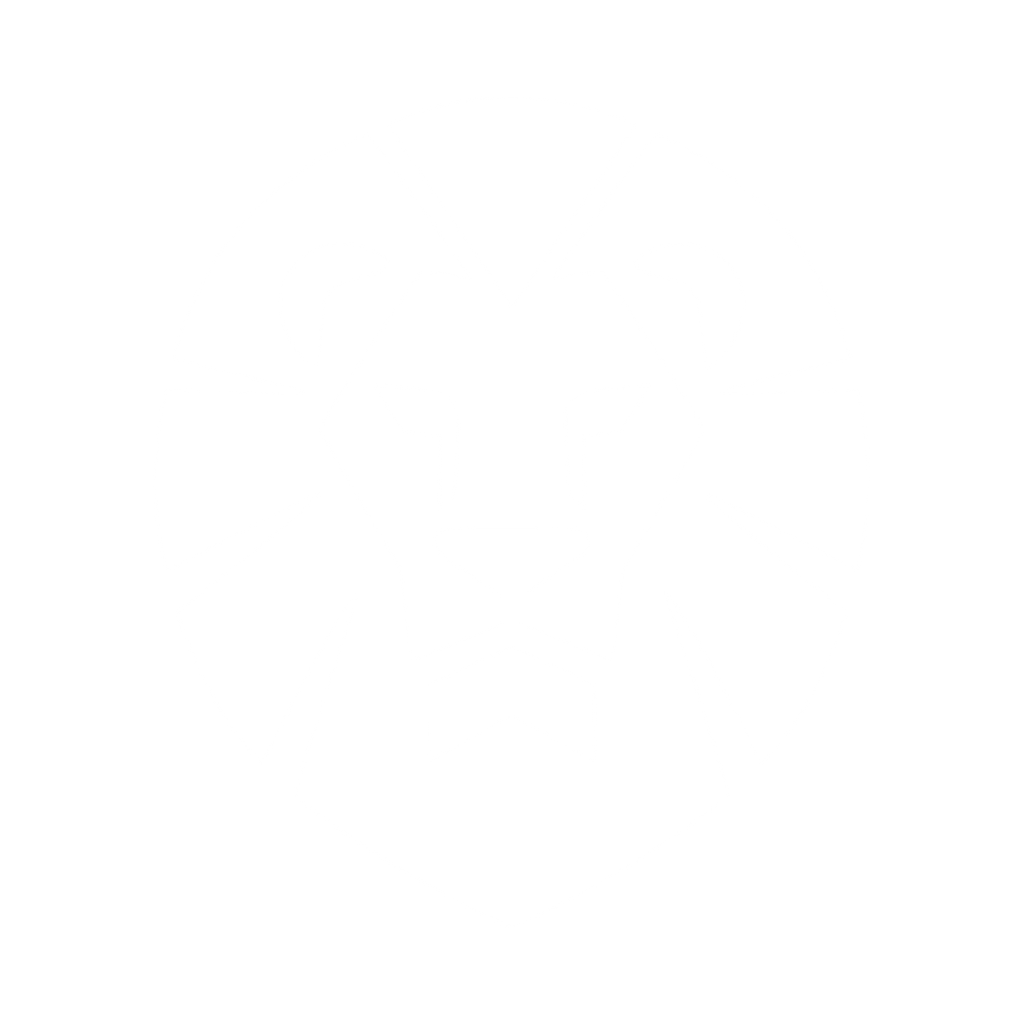 Lion Head Mane Logo #ffffff
