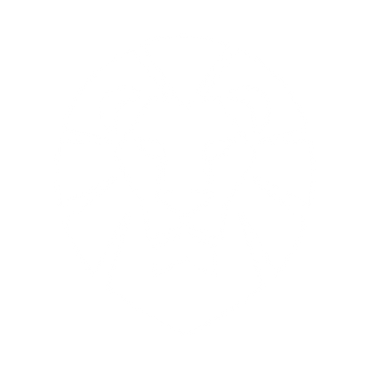 Lion Head Mane Logo #ffffff