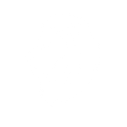 Lion Head Profile Logo #ffffff
