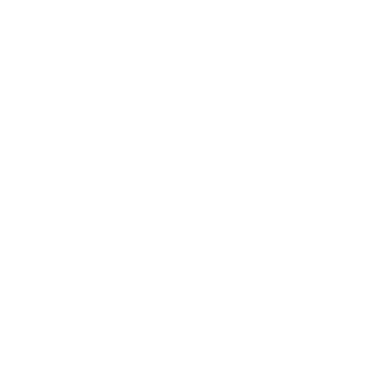 Art Deco Lion Head Logo #ffffff