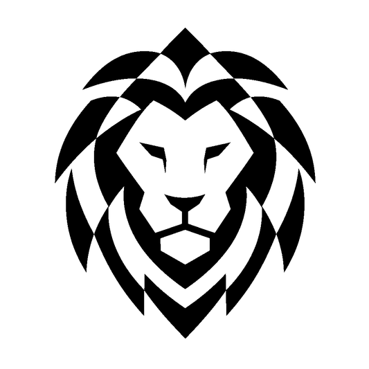 Geometric Lion Head Logo