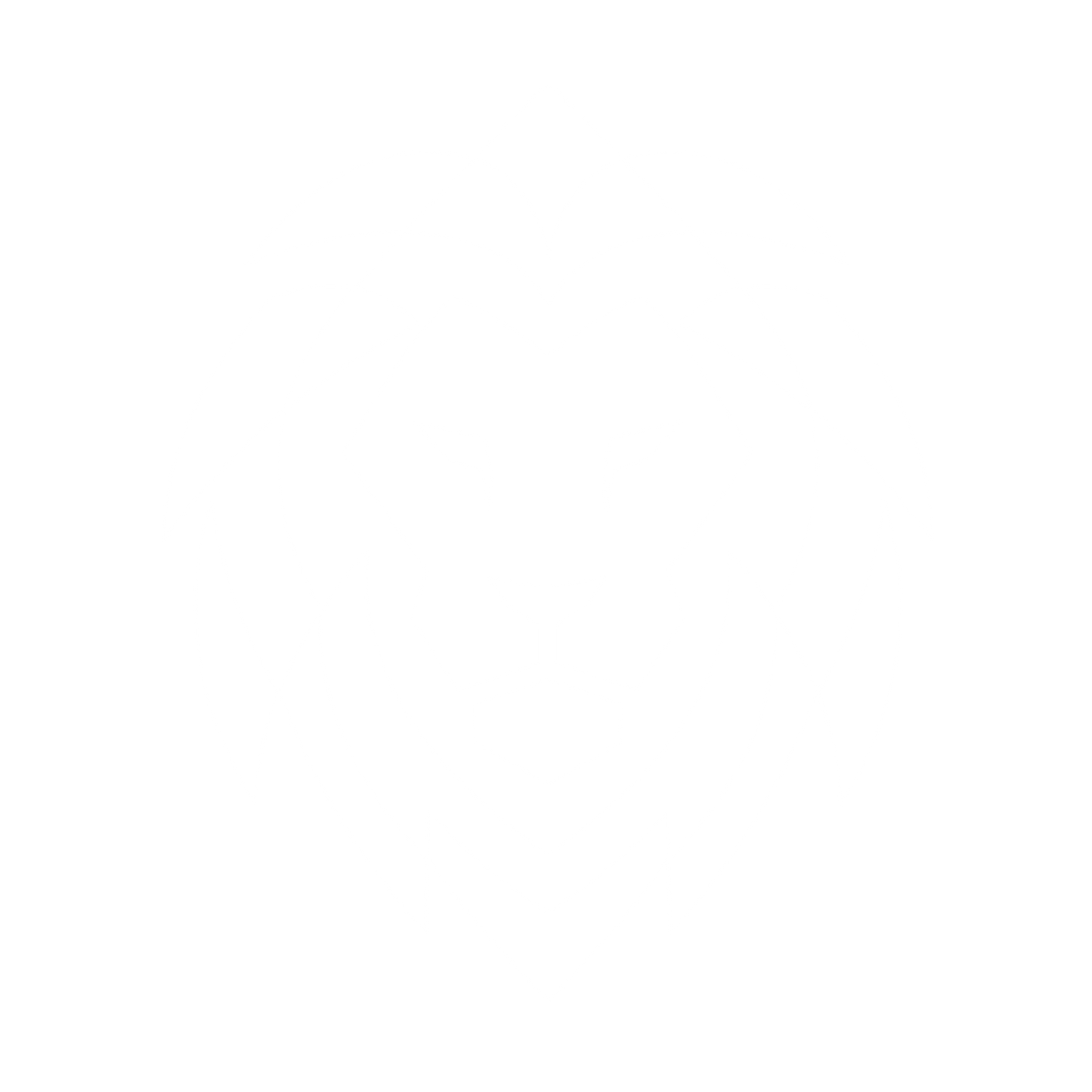 Geometric Lion Head Logo #ffffff