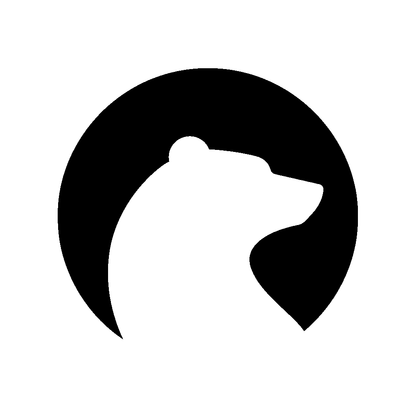Bear Head Circle Logo