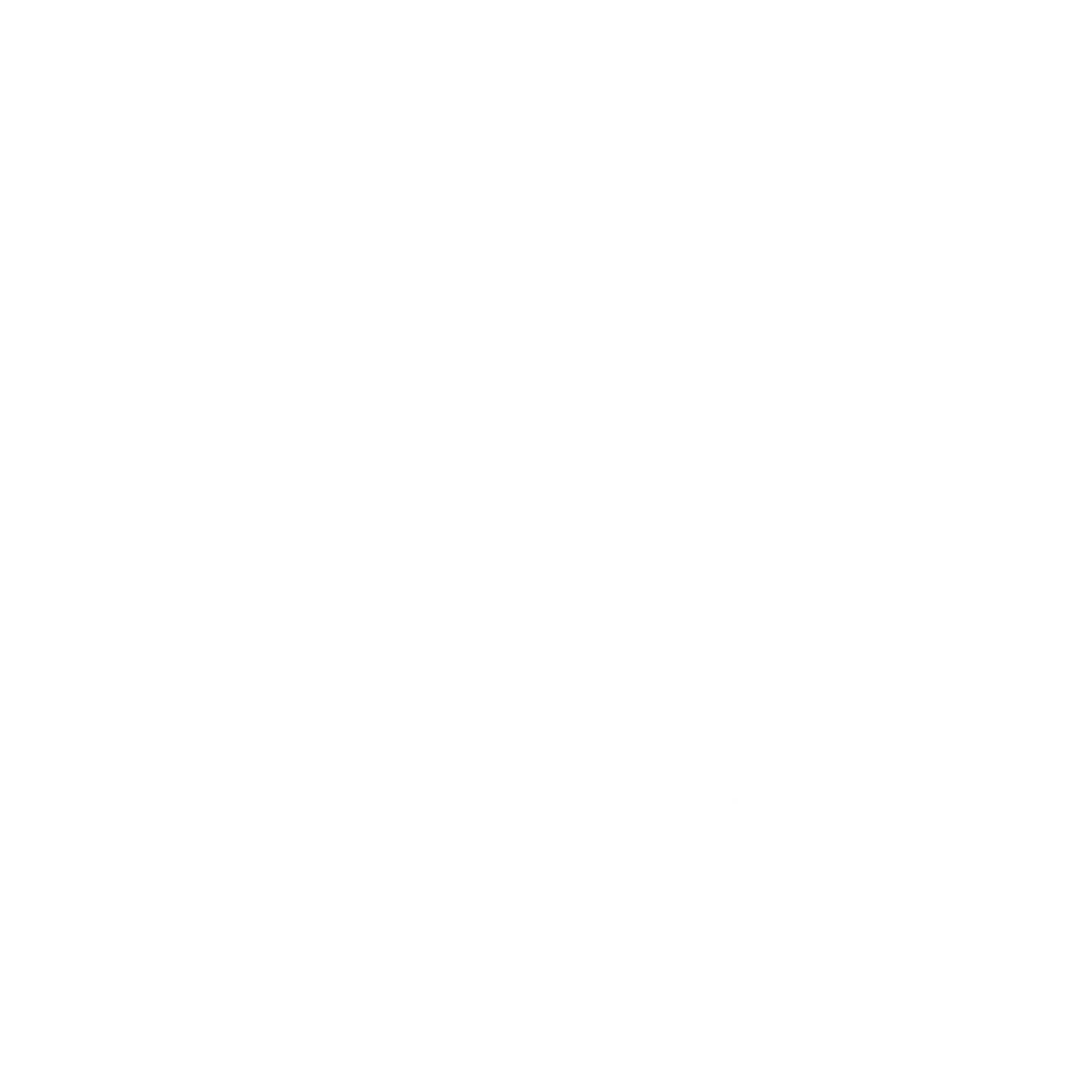 Bear Head Circle Logo #ffffff