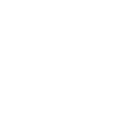 Bear Head Circle Logo #ffffff
