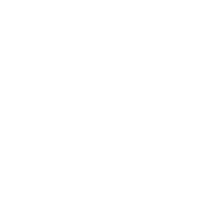 Bear Face Circle Badge Logo #ffffff
