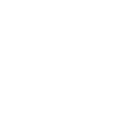 Art Deco Bear Head Logo #ffffff