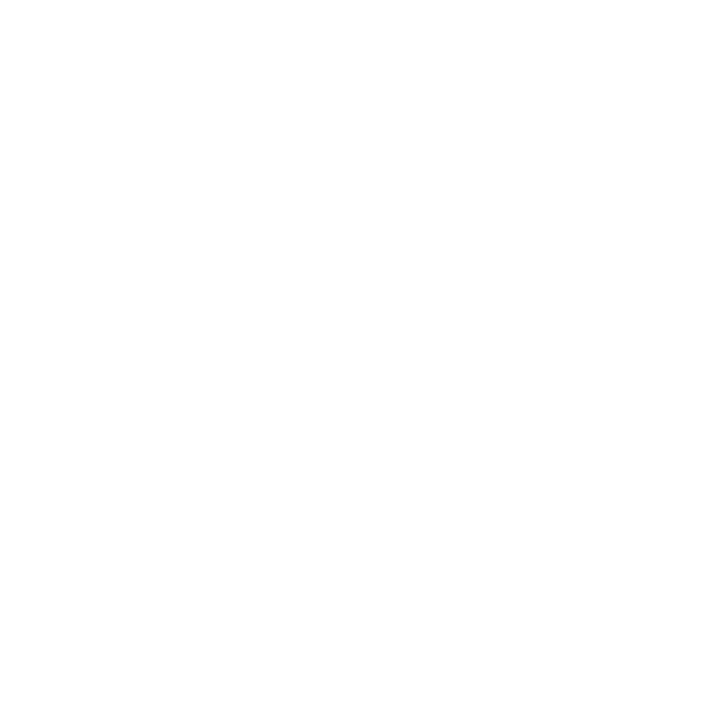 Geometric Bear Face Logo #ffffff