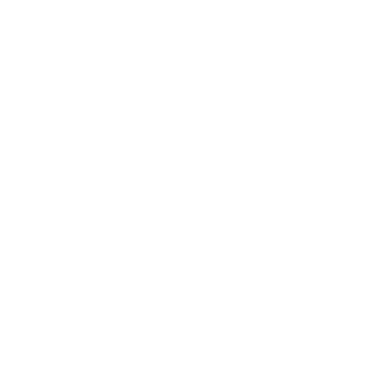 Geometric Bear Logo #ffffff