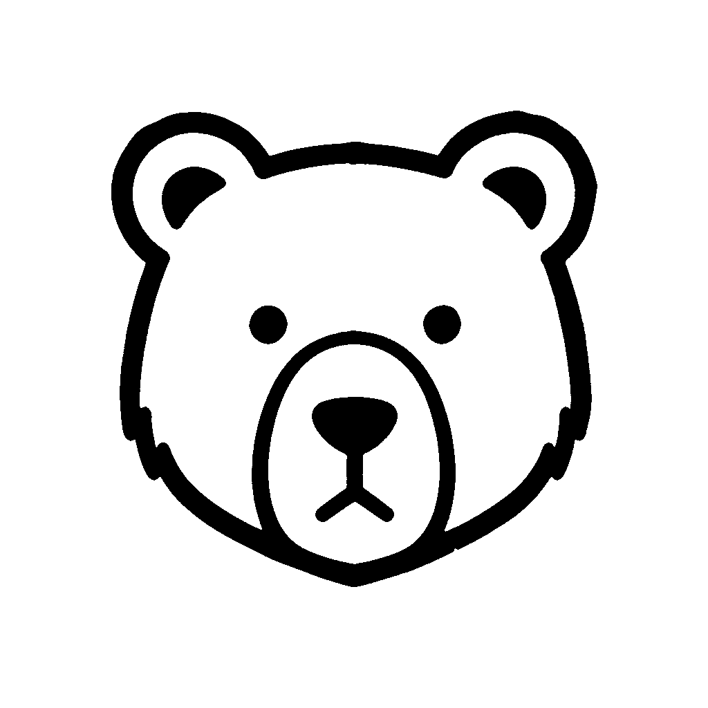 Bear Face Logo