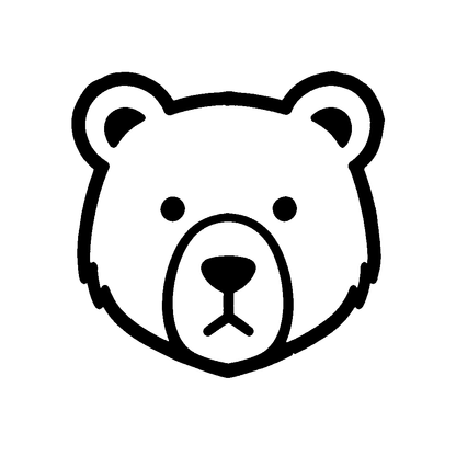 Bear Face Logo