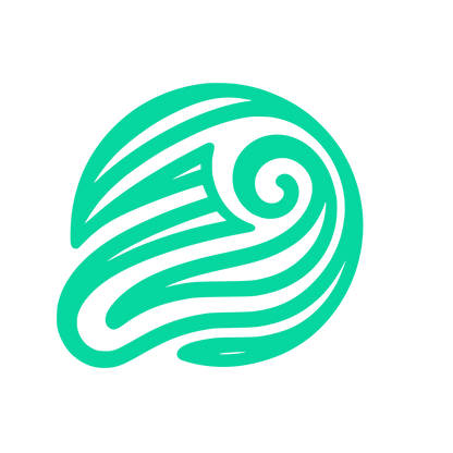 Swirl Design #06D6A0